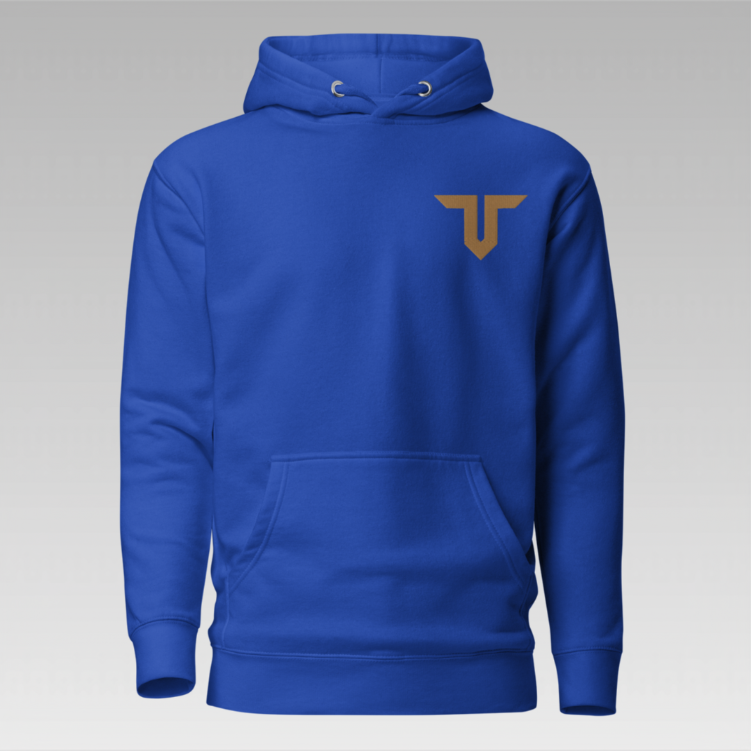 Cotton Blend Hoodie with Front Pouch Pocket