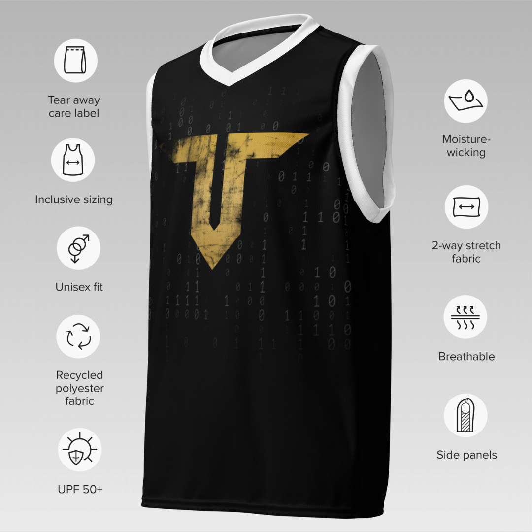 Double T Logo Jersey High-Quality Basketball Gear