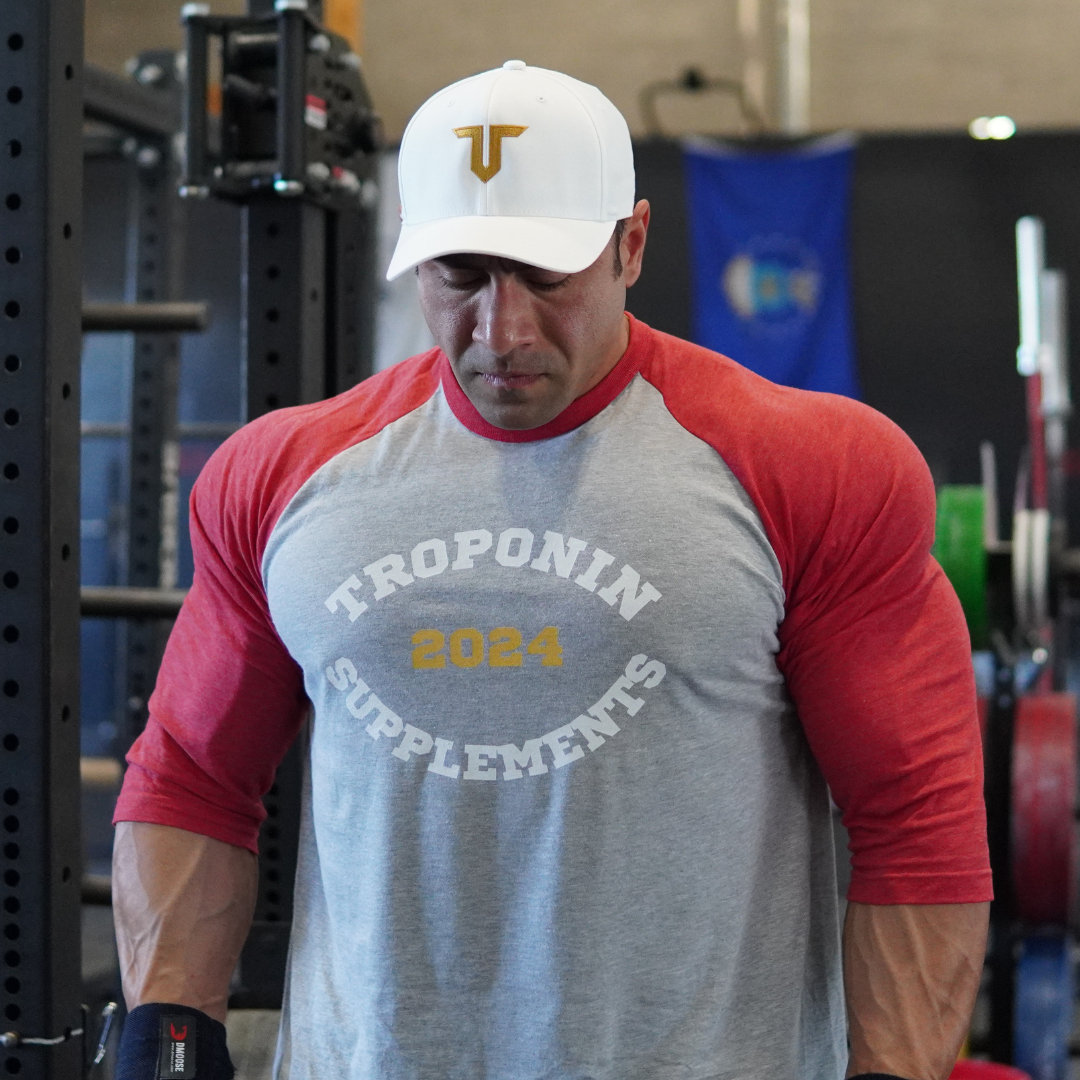 Retro baseball tee with contrast raglan sleeves – fitness apparel