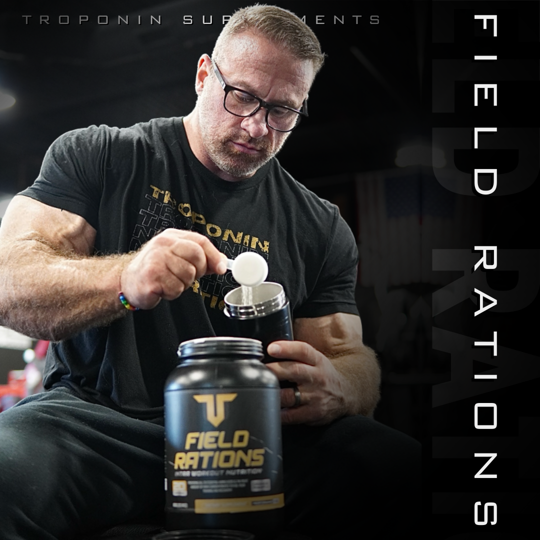 Troponin Supplements Field Rations: The ultimate intra-workout drink for enhanced endurance and performance, designed for serious athletes.