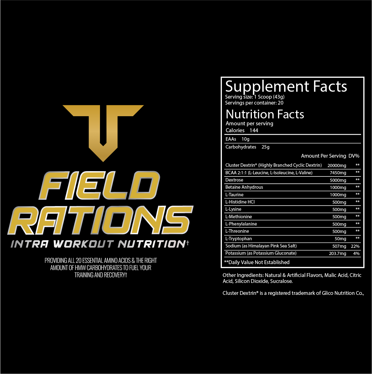 Field Rations Wholesale Case (12 Units) - Troponin Supplements