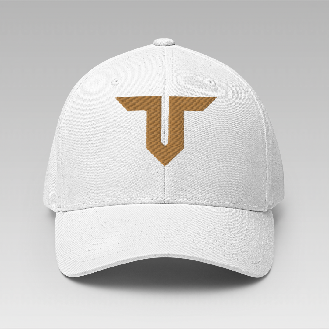 Troponin Supplements Double T White Fitted Hat - Premium Quality and Stylish