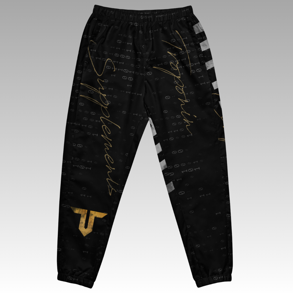 Without Compromise Track Pants by Troponin Supplements - Comfortable and stylish activewear in black