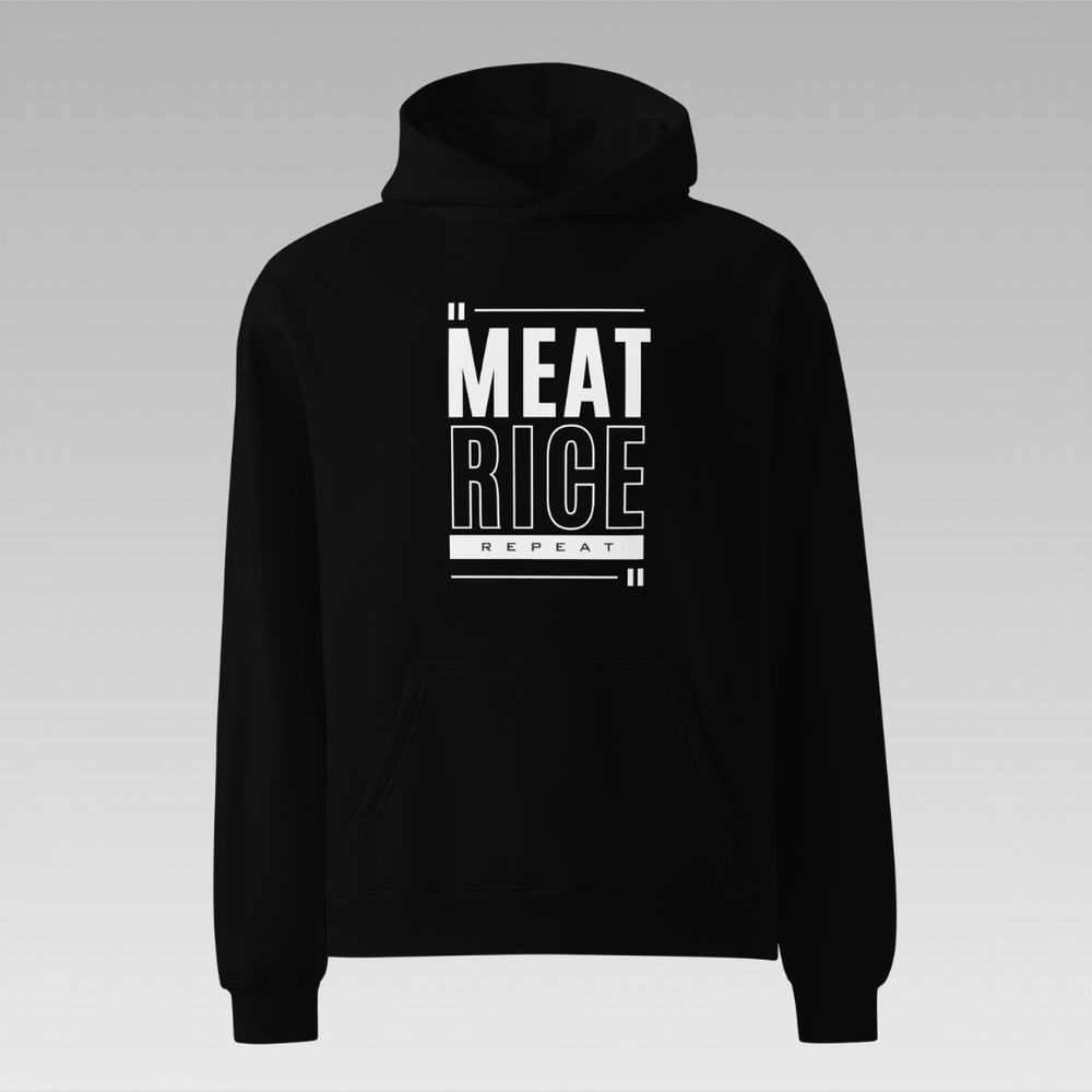 
                  
                    Meat Rice Repeat Hoodie
                  
                