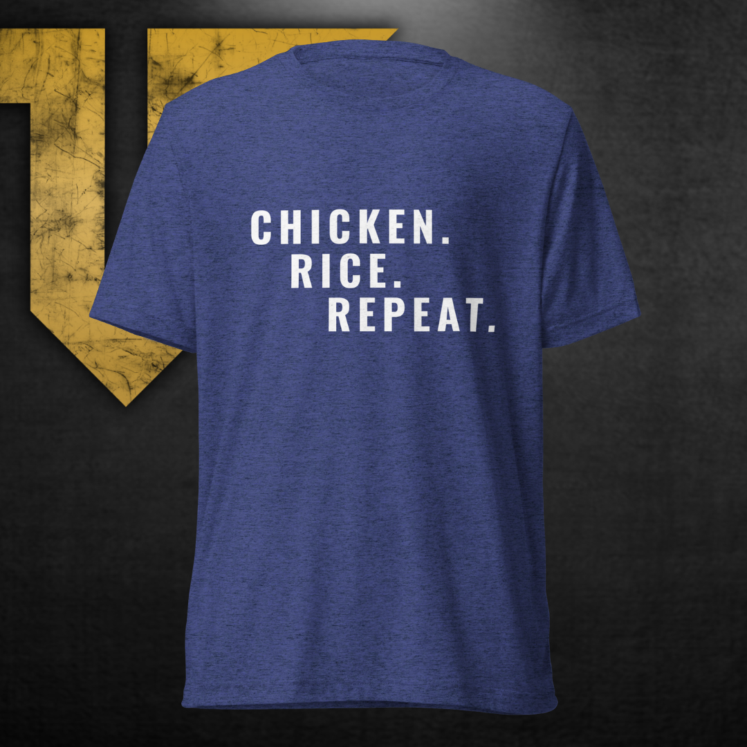 
                  
                    Chicken. Rice. Repeat.
                  
                