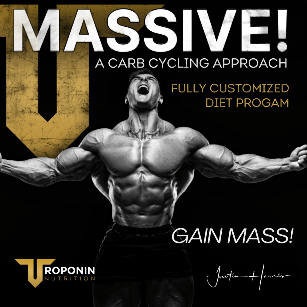 MASSIVE - A Carb Cycling Approach for Mass - Troponin Supplements