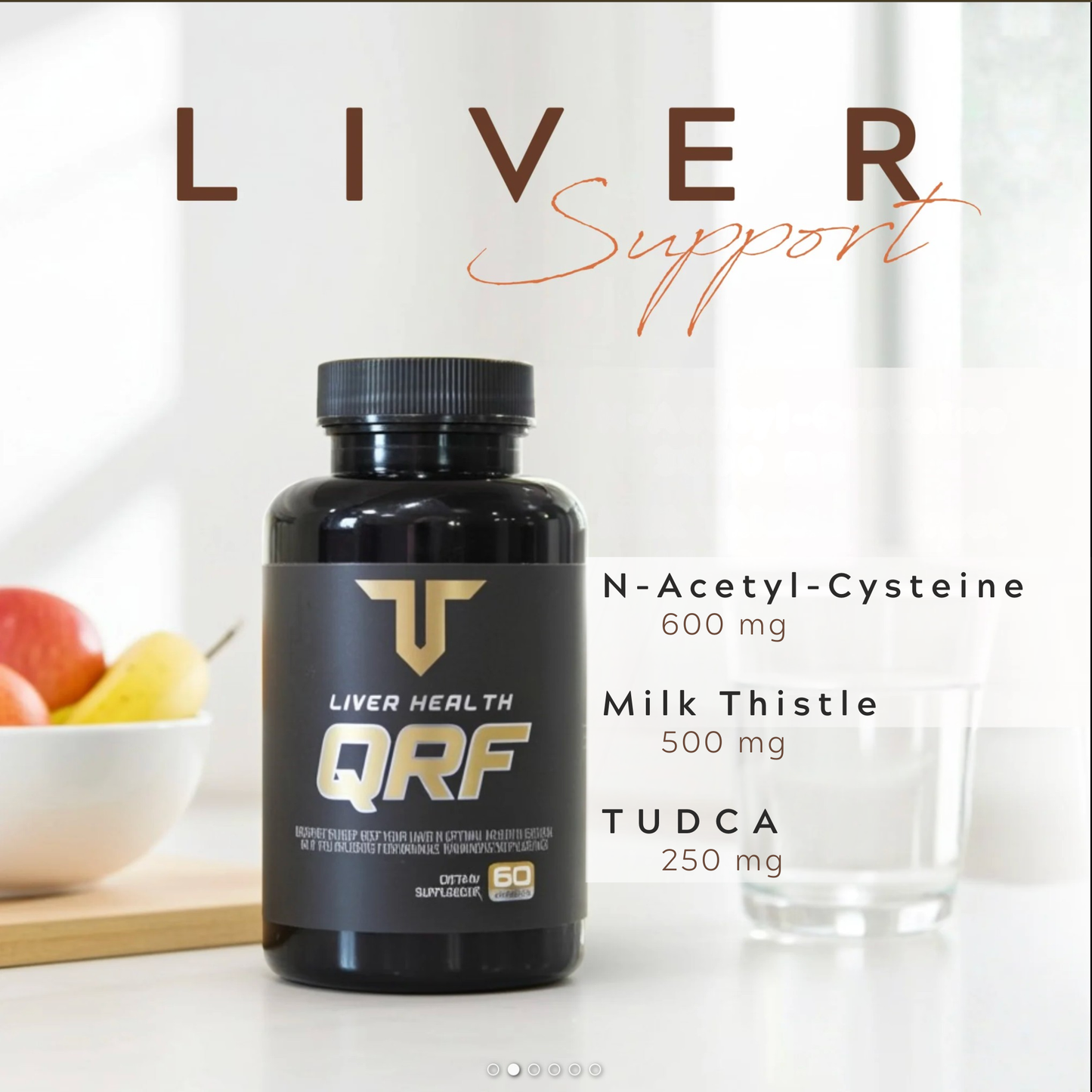
                  
                    Troponin QRF — 3-in-1 Liver Support & Detox Supplement | 60 Capsules
                  
                