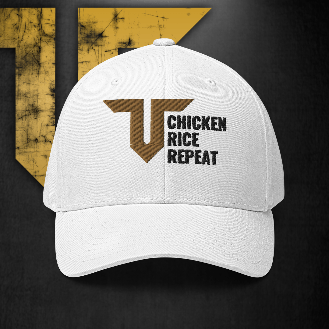 Chicken Rice Repeat Hat (White) - Troponin Supplements