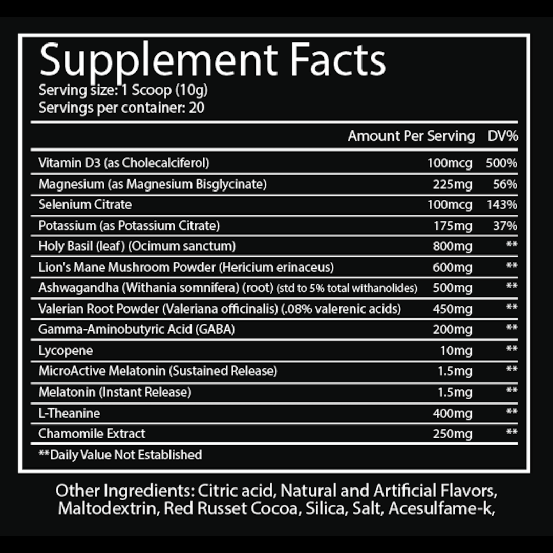 Hit The Rack - Night Time Recovery Drink (Sleep Supplement) – Troponin ...