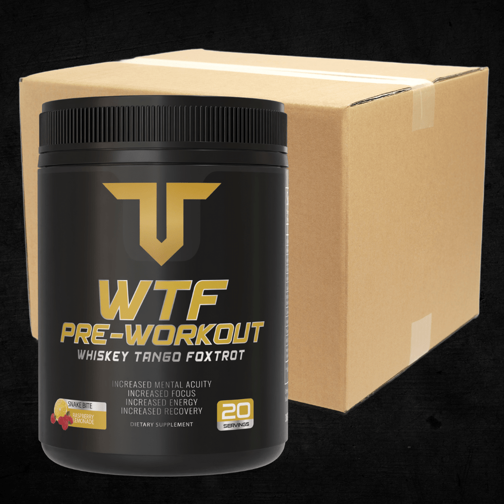 WTF Pre - Workout Wholesale Case (12 Units) - Troponin Supplements